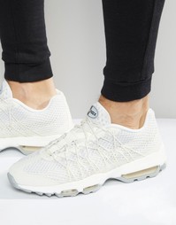 Жаккардовые кроссовки Nike Air Max 95 Ultra 749771-102 - Белый
