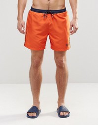 Оранжевые шорты для плавания Hugo Boss Star Fish - Оранжевый