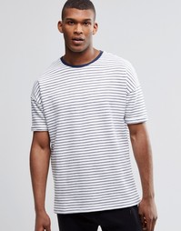 Oversize-футболка в стиле casual из трикотажа с петельчатой изнанкой A Asos