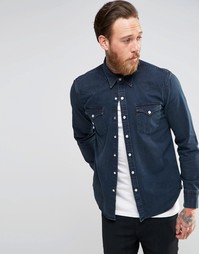 Джинсовая рубашка цвета темный индиго в стиле вестерн Levi's Barstow Levi's®