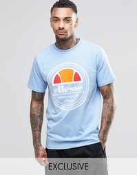 Футболка с круглым логотипом Ellesse - Синий