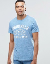 Футболка в крапинку Jack &amp; Jones - Синий