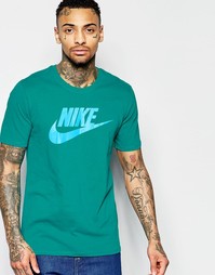 Зеленая футболка Nike Futura Icon 696707-351 - Зеленый