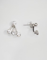 Серьги-подвески с кристаллами ASOS - Прозрачный