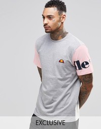 Футболка с контрастными рукавами Ellesse - Серый