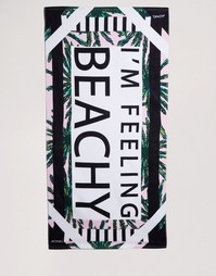 Пляжное полотенце Monki Feeling Beachy - Im feeling beachy