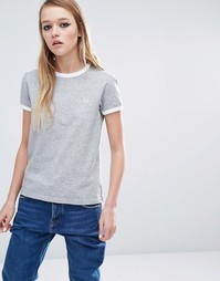 Футболка Fred Perry Ringer - Серый