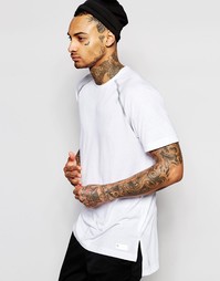 Удлиненная футболка с контрастными швами adidas Originals AJ7292