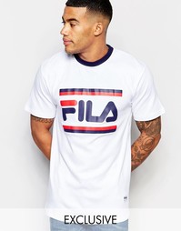 Футболка с логотипом Fila - Белый