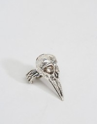Полированное серебристое кольцо с птичьим клювом ASOS - Серебряный