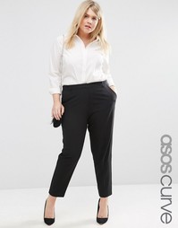 Брюки из крепа ASOS CURVE - Черный