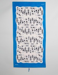 Пляжное полотенце с принтом Monki - Beachy towel people