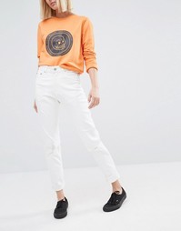 Укороченные джинсы в винтажном стиле с завышенной талией Cheap Monday