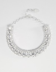 Каскадное ожерелье-чокер с кристаллами Swarovski от Krystal - Crystal