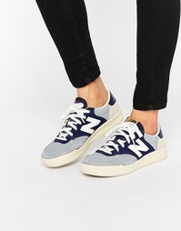 Серо-голубые кроссовки New Balance Court 300 - Синий