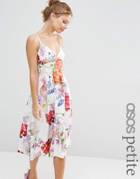 Премиум-платье миди для выпускного ASOS PETITE SALON - Мульти