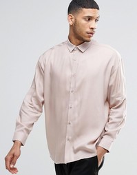 Свободная рубашка ASOS - Пыльно-розовый