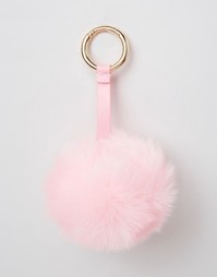 Брелок для ключей с oversize‑помпоном ASOS - Телесный
