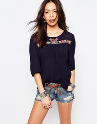 Топ с вышивкой Only - Night sky