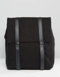 Прямоугольный рюкзак Pieces - Черный