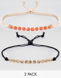 2 ожерелья-чокер с кристаллами Swarovski от Krystal