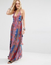 Платье макси Free People Unattainable - Розовый смешанный 6024