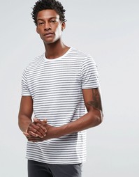 Длинная футболка в полоску ASOS