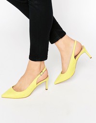 Туфли на каблуке с заостренным носком ASOS SCORPIO - Желтый