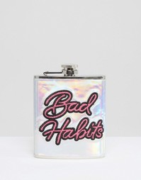 Плоская фляжка Skinnydip Bad Habits - Мульти