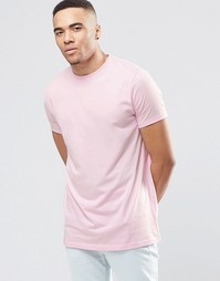 Белая удлиненная футболка с принтом на спине ASOS - Fairytale