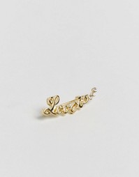 Кафф ограниченной серии Love Is - Золотой Asos
