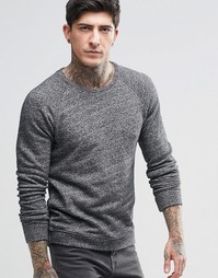 Черный меланжевый свитшот Scotch &amp; Soda - 0 черный