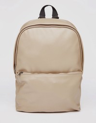 Бежевый рюкзак из искусственной кожи ASOS - Mink