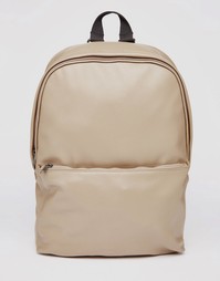Бежевый рюкзак из искусственной кожи ASOS - Mink