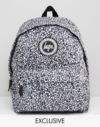 Рюкзак с черно-белым мозаичным принтом Hype - Mono mosaic