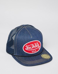 Джинсовая бейсболка Von Dutch - Синий