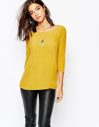 Блузка с длинными рукавами Sisley - Желтый