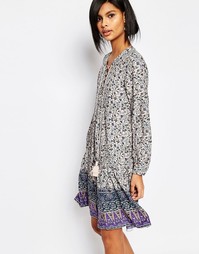 Платье в стиле фолк с завязкой спереди Vero Moda