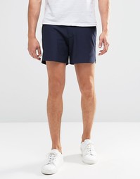 ASOS Smart Runner Shorts In Navy - Темно-синий