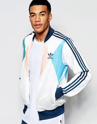 Спортивная куртка в винтажном стиле adidas Originals AJ7862 - Белый
