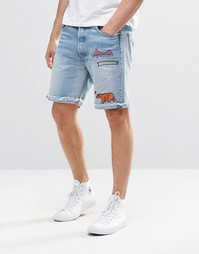 Светлые джинсовые шорты с вышивкой Levi's 501 CT Q - Q Levi's®