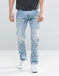 Светлые зауженные джинсы с эффектом поношенности G-Star Elwood 5620 3D