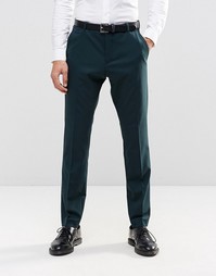 Узкие брюки стретч Selected Homme - Бутылочный зеленый