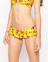 Плавки с оборкой Lepel Sunset - Желтый