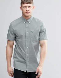 Fred Perry Shirt In Slim Fit In Gingham Check Short Sleeves - Плющ
