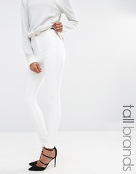 Джинсы с завышенной талией Missguided Tall Vice - Белый