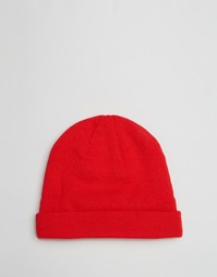 Красная шапка-бини ASOS - Красный