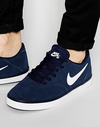 Кроссовки в клетку Nike SB 705265-410 - Синий