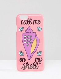 Чехол для iPhone 6 и 6s с принтом Call Me On My Shell ASOS - Мульти