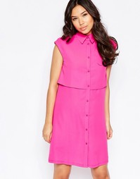 Цельнокройное платье Twin Sister - Fluro pink